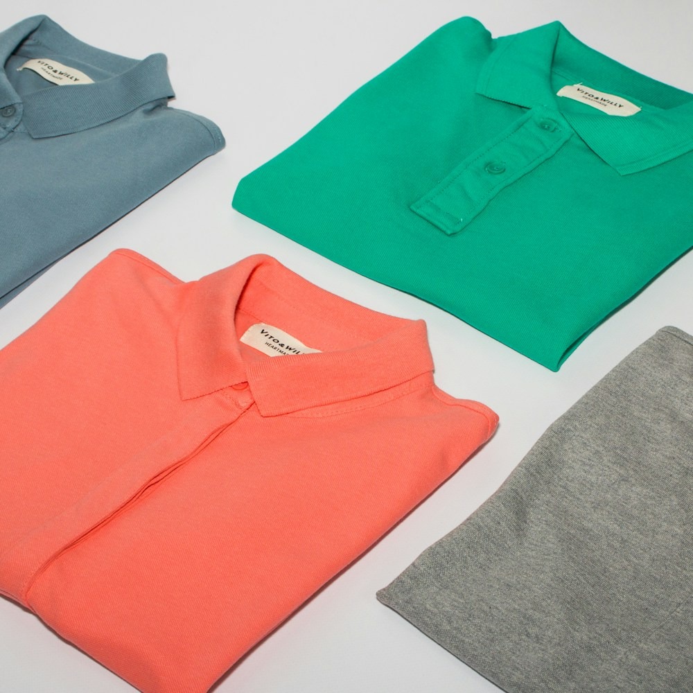 Yellow Premium Pique Cotton Contrast Collar Polo T-Shirt
